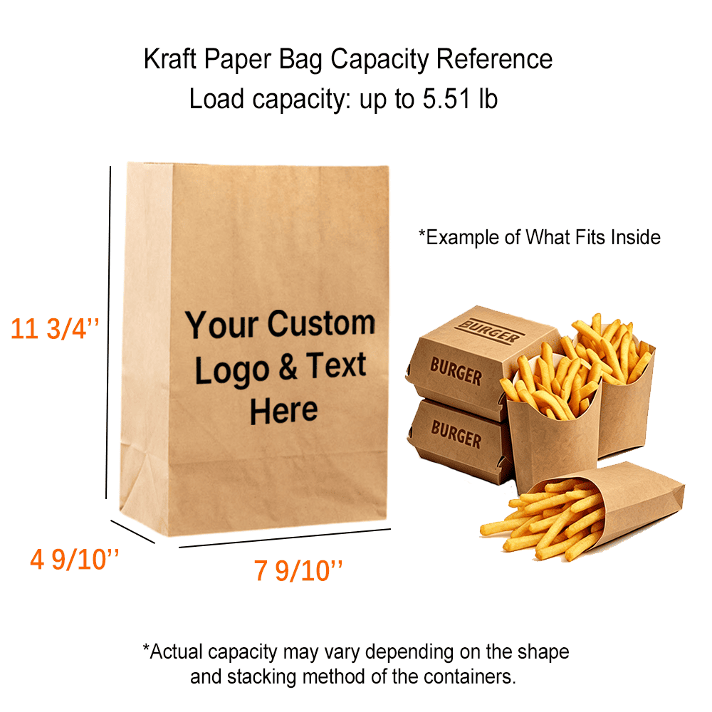 Custom Kraft Paper SOS Bags