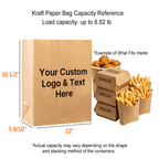Custom Kraft Paper SOS Bags