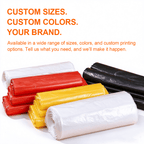 Custom 1/12 X-Small Size 0.78 Mil/20 Microns Plastic T-Shirt Bags