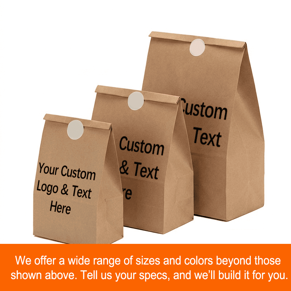Custom Kraft Paper SOS Bags