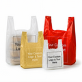 Custom Heavy-Duty Plastic T-Shirt To-go Bags