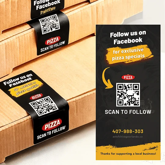Custom QRBoost Tamper-evident Label Sticker - 500pcs/Roll