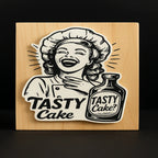 Custom Stamp with Ink Pad Set for Food Packaging