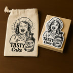 Custom Stamp with Ink Pad Set for Food Packaging