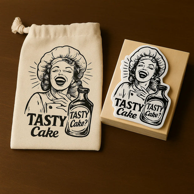 Custom Stamp with Ink Pad Set for Food Packaging